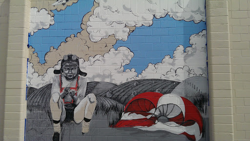 Parachute Girl Mural