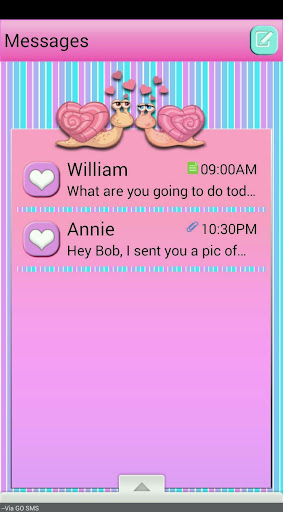 LoveBugs GO SMS THEME