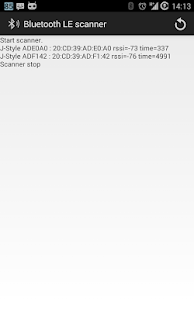 Bluetooth LE scanner Screenshots 1