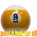 pool 9 ball for all logo