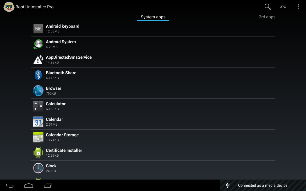 Root Uninstaller - screenshot
