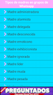 Tipos de madres grupo whatsapp Screenshots 3