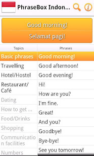 Phrasebook Indonesian Lite(圖2)-速報App