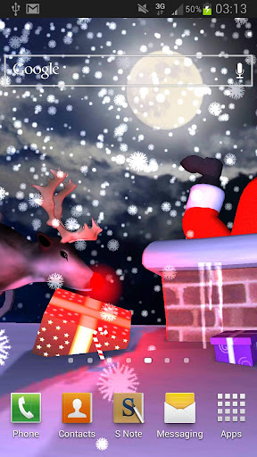 Santa's Stuck Live Wallpaper