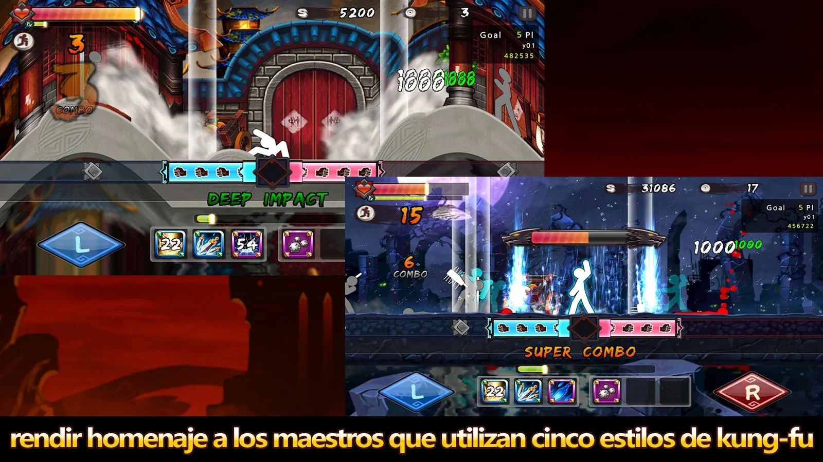   One Finger Death Punch: captura de pantalla 