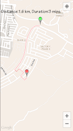 Distance Time Retriever Map poster 5