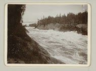 Stroomversnelling van Imatra in Finland.