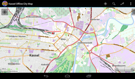 【免費旅遊App】Kassel Offline City Map-APP點子