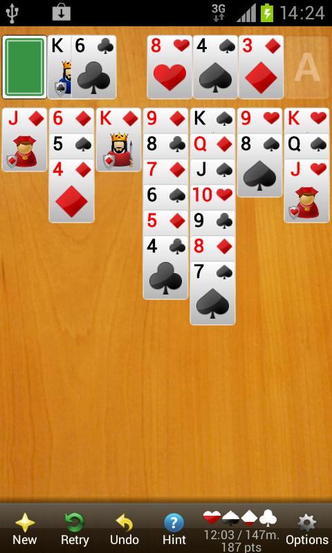Android application Solitaire Diamond Premium screenshort