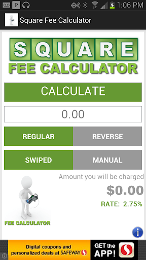 Square Fee Calculator