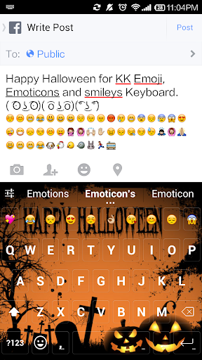 Happy Halloween Emoji Keyboard