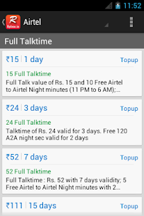 Recharge Plans/Offers Screenshots 2