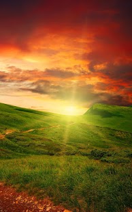 download Matahari Terbenam Animasi free