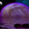 Purple Moon Reflection LWP