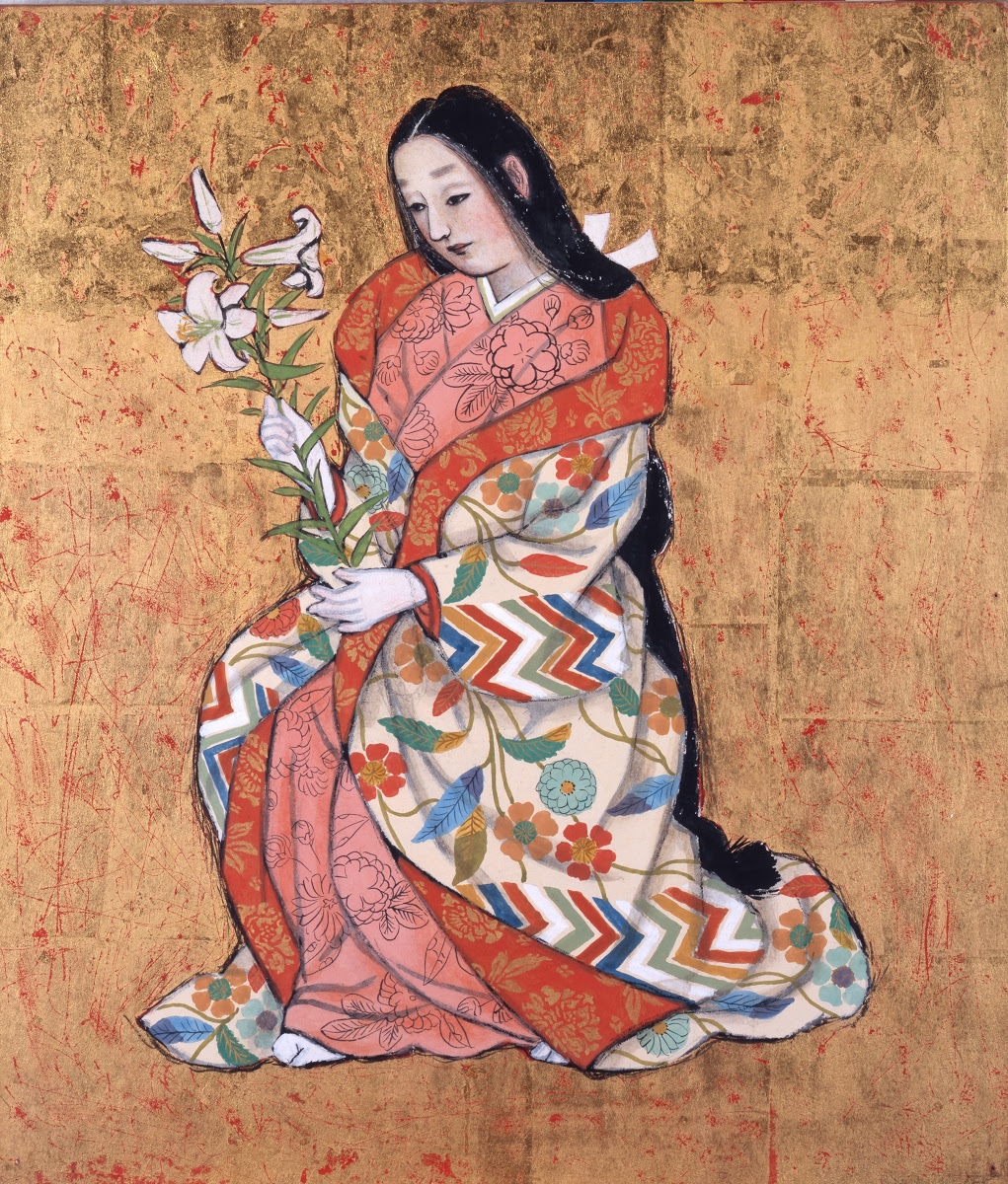 Study For Garasha Hosokawa Wall Painting In Tamatsukuri Cathedral Osaka Domoto Insho Google Arts Culture