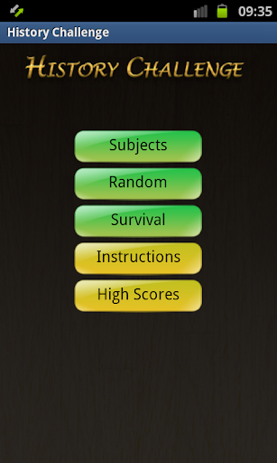 History Challenge Quiz