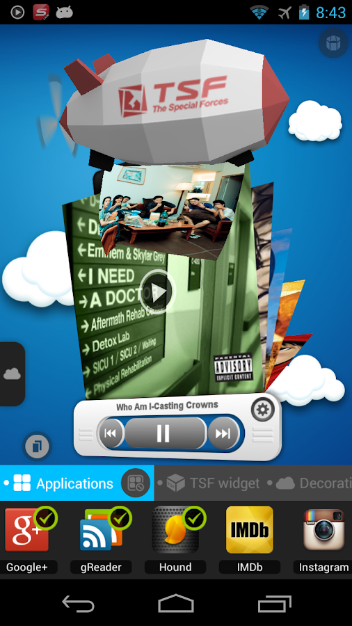 TSF Shell 3D Launcher - screenshot