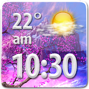 Sakura Clock Weather Widget 3.0 Icon