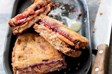 Deep-Fried Peanut Butter and Jelly Sandwiches