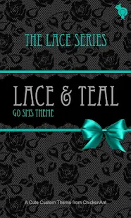 免費下載個人化APP|Lace & Teal GO SMS Theme app開箱文|APP開箱王