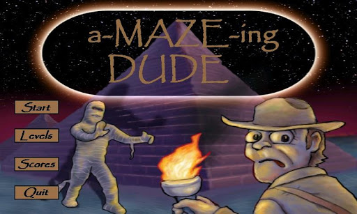 a-MAZE-ing Dude Top Maze Game