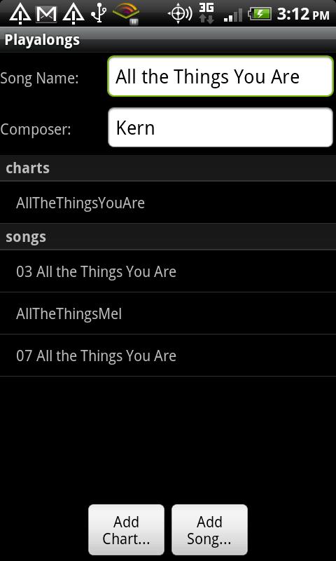 Playalongs Screen 3