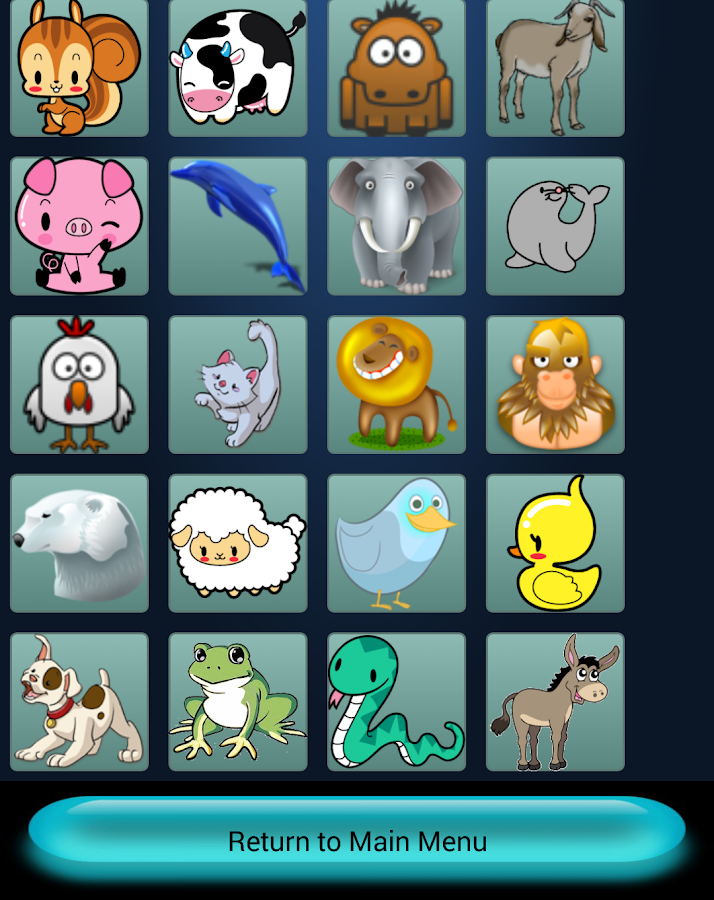 Sons d'animaux - screenshot