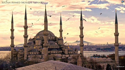 Beautiful Mosque HD Wallpaper