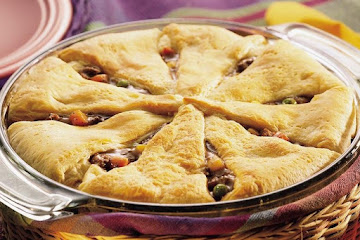 Crescent-Topped Burger Bake