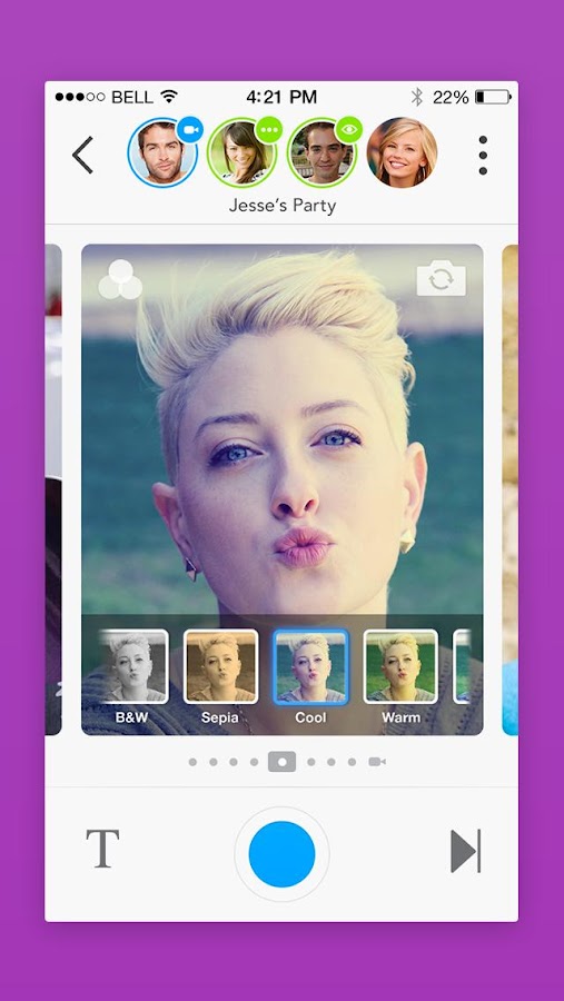   Glide - messagerie vidéo – Capture d'écran 