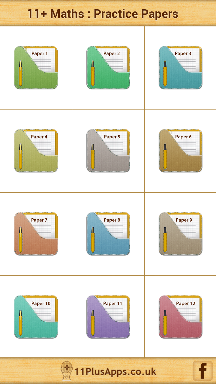 11+ Maths Practice Papers Screen 2