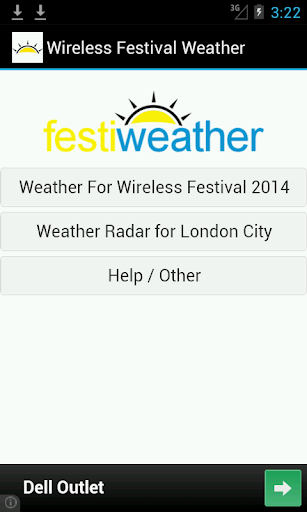 【免費天氣App】Wireless Festival Forecast-APP點子