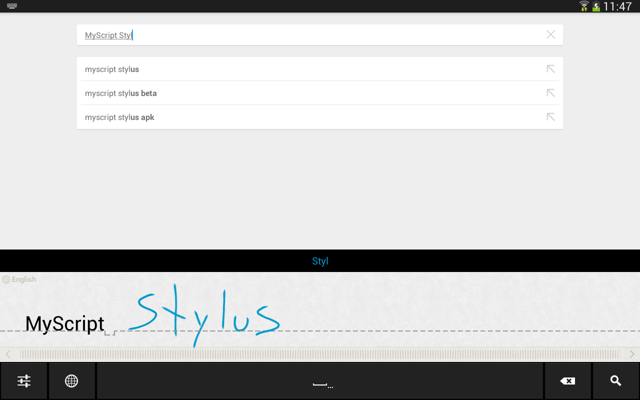 MyScript Stylus (Beta) - screenshot