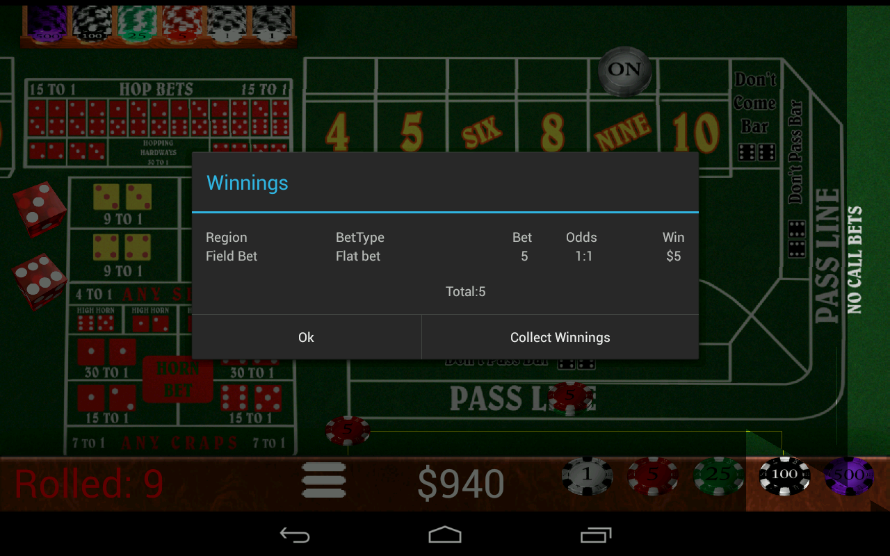 Craps Trainer Pro - screenshot