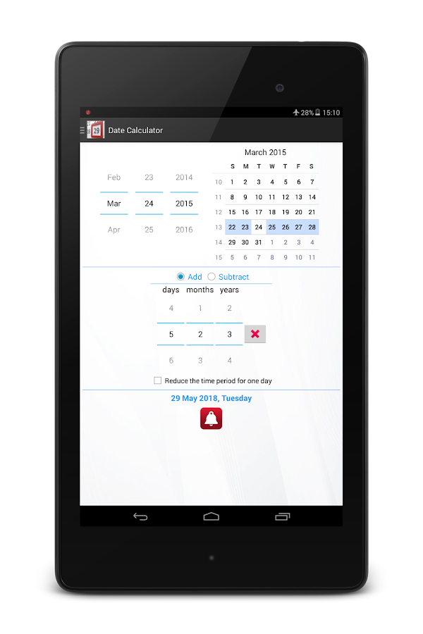 Date (Days) Calculator Android Apps on Google Play