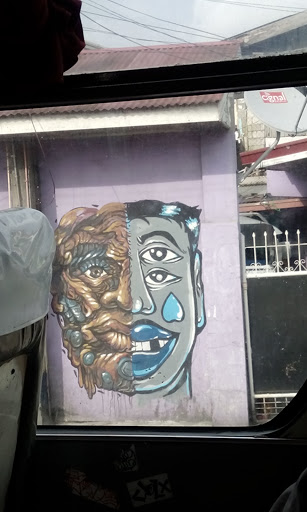 Two Face Akire Mural