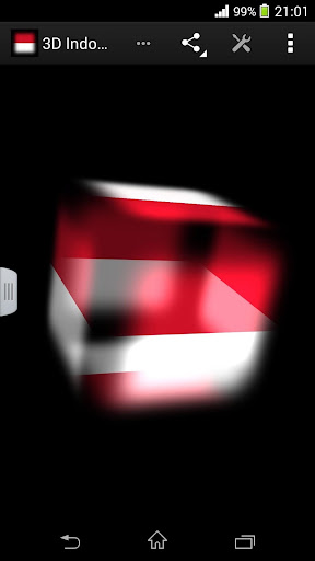 3D Indonesia Cube Flag LWP