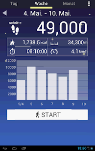  Schrittzähler – Miniaturansicht des Screenshots  