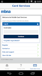 MBNA Screenshots 4