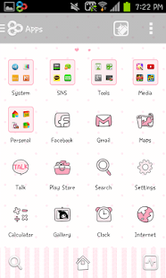 How to get Pink Ribbon go launcher theme 1.2 unlimited apk for bluestacks
