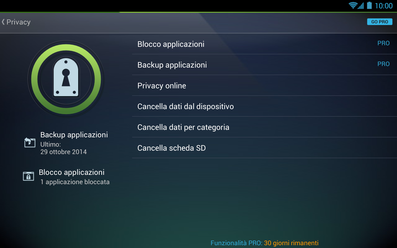 AntiVirus FREE per tablet - App Android su Google Play