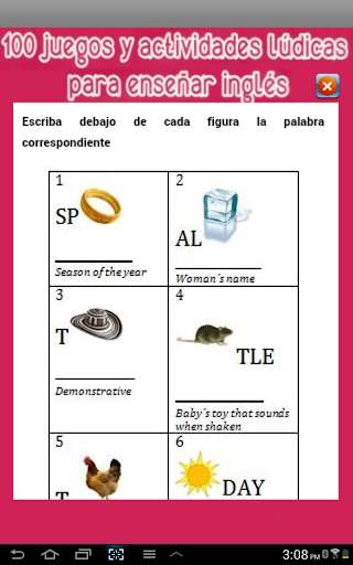 Juegos para enseñar inglés