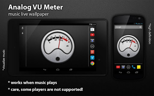 【免費個人化App】VU Meter Live Wallpaper Free-APP點子