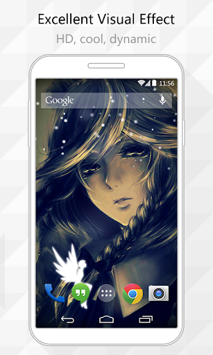 Snow Girl Live Wallpaper