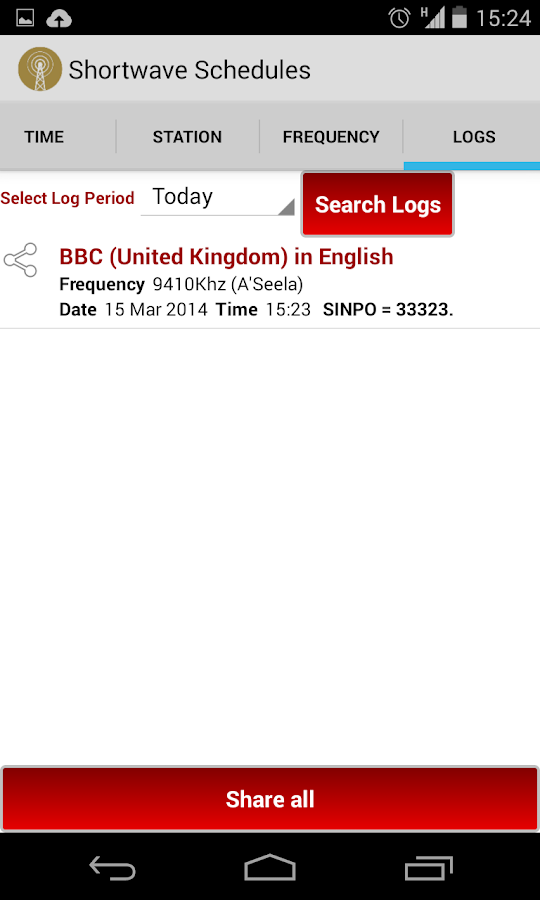 Shortwave Radio Schedules Android Apps on Google Play