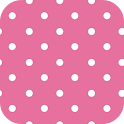 PINK POLKA DOTS ♥ GO LAUNCHER logo