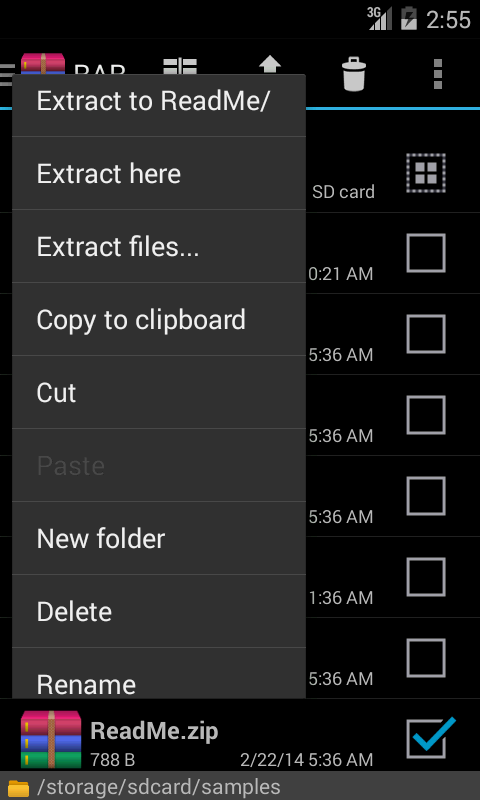 RAR for Android - screenshot