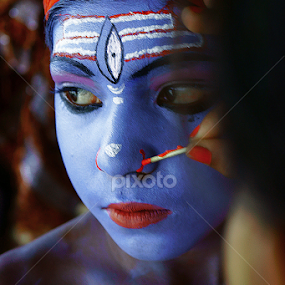 Making of little Lord Shiva by Newton Saha - Babies & Children Child Portraits