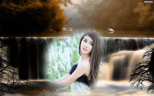 Waterfall Photo Frame