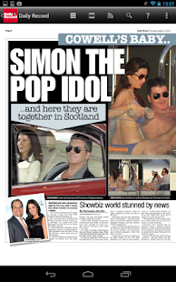 Daily Record Newspaper - náhled